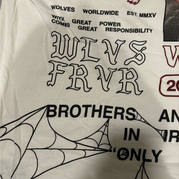 Darc Sport "With Great Power" Spiderman Premium Oversized T-Shirt in Cream - Picture 8 of 9
